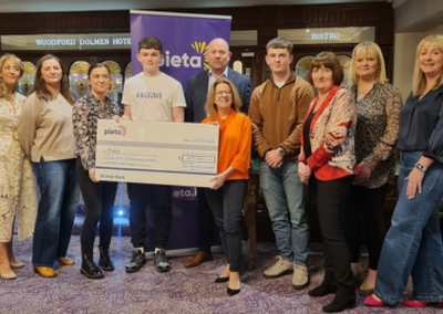 A heartfelt thank you to the Brennan and Cosgrove families and their amazing community for their extraordinary generosity. Through Stories with Miriam O'Callaghan, they raised an incredible €27,110 in support of Pieta.  This remarkable contribution will help Pieta continue its vital work, providing free, professional support to individuals and families affected by suicide and self-harm. We are deeply grateful for the compassion, effort, and community spirit that made this possible.